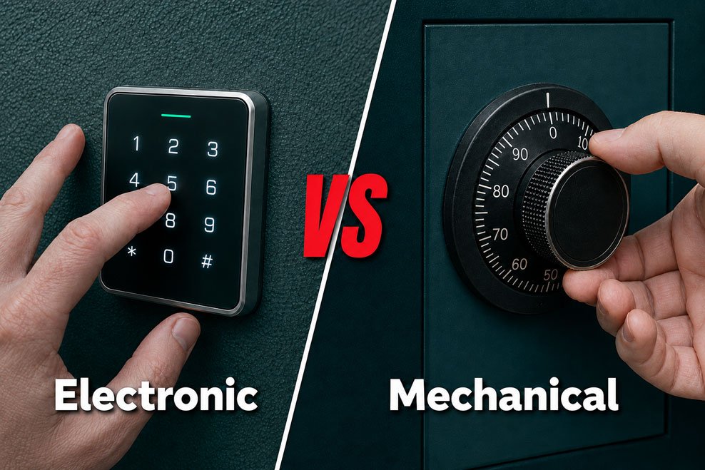 mechanical vs electronic safe locks